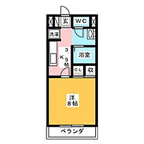 Sun Flower正木V  ｜ 岐阜県羽島市正木町曲利（賃貸マンション1K・2階・28.10㎡） その2