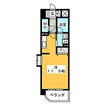 シャンベール浅井  ｜ 岐阜県羽島市舟橋町出須賀２丁目（賃貸マンション1R・5階・31.96㎡） その2