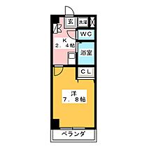 エクレール  ｜ 岐阜県羽島市福寿町千代田１丁目（賃貸マンション1K・1階・24.30㎡） その2