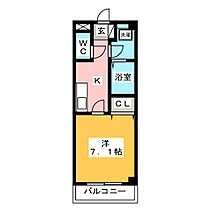 ブドワール21  ｜ 岐阜県羽島市舟橋町２丁目（賃貸マンション1K・3階・25.46㎡） その2