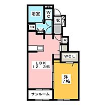 ランタナ  ｜ 岐阜県羽島市堀津町横手２丁目（賃貸アパート1LDK・1階・50.42㎡） その2