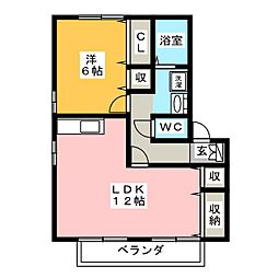 間取図画像 1LDK