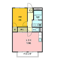 CRYSTAL HILLS  ｜ 岐阜県中津川市駒場（賃貸マンション1LDK・2階・44.17㎡） その2