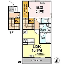 Granz raum Z 1LDKの間取図画像