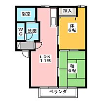 ラ・フォンテーヌ  ｜ 岐阜県多治見市住吉町２丁目（賃貸アパート2LDK・2階・50.81㎡） その2