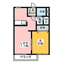 フォーブル薬師Ａ  ｜ 岐阜県瑞浪市薬師町５丁目（賃貸アパート1LDK・2階・35.51㎡） その2