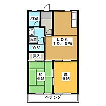 メゾンエイト  ｜ 岐阜県多治見市小名田町１丁目（賃貸マンション2LDK・2階・49.14㎡） その2