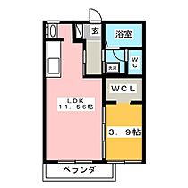 フォーブルいずみ（Ｂ）  ｜ 岐阜県土岐市泉東窯町５丁目（賃貸アパート1LDK・2階・35.30㎡） その2