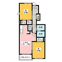 メゾンＹ  ｜ 岐阜県瑞浪市山田町（賃貸アパート2LDK・1階・55.42㎡） その2