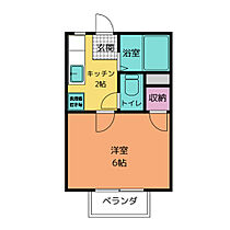 フローレンス富岡　A  ｜ 岐阜県関市肥田瀬（賃貸アパート1K・1階・19.87㎡） その2