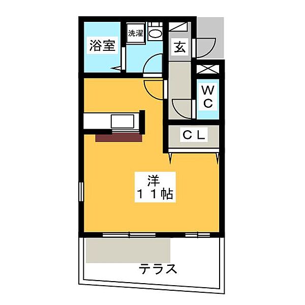 ドミール・S ｜岐阜県関市小瀬(賃貸アパート1R・1階・30.49㎡)の写真 その2