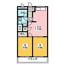 ルミナストワール松栄  ｜ 岐阜県美濃市松森（賃貸マンション2LDK・2階・49.50㎡） その2