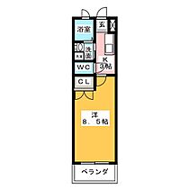 リフュージ  ｜ 岐阜県関市大杉（賃貸マンション1K・2階・28.12㎡） その2