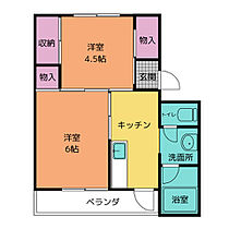 ビレッジハウス下有知　1号棟  ｜ 岐阜県関市下有知（賃貸マンション2K・5階・33.54㎡） その2