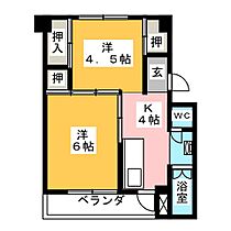 ビレッジハウス下有知　1号棟  ｜ 岐阜県関市下有知（賃貸マンション2K・1階・33.54㎡） その2