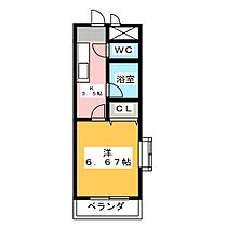 サンライズファミリアI  ｜ 岐阜県関市西田原（賃貸マンション1K・3階・24.30㎡） その2