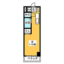 シャトー関口  ｜ 岐阜県関市弥生町１丁目（賃貸マンション1R・4階・22.68㎡） その2