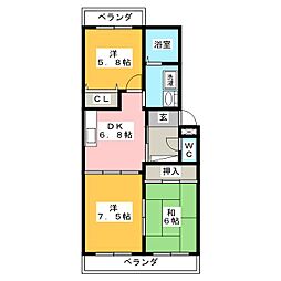 間取図画像 3DK