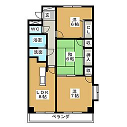 間取図画像 3LDK