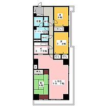 ヴォーグＪＦ  ｜ 三重県四日市市鵜の森２丁目（賃貸マンション3LDK・6階・105.82㎡） その2