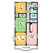 エスポワール  ｜ 三重県四日市市金場町（賃貸マンション3LDK・2階・59.40㎡） その2