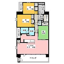 シャトレグラン安島  ｜ 三重県四日市市安島１丁目（賃貸マンション3LDK・5階・95.71㎡） その2