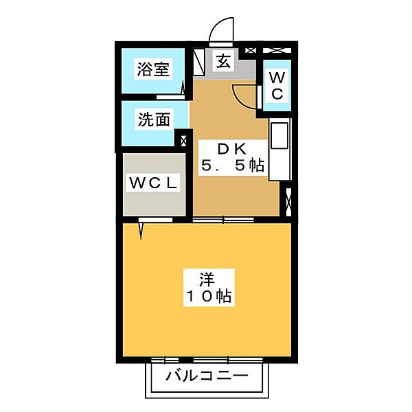 大和の里　II ｜三重県四日市市青葉町(賃貸アパート1DK・2階・37.53㎡)の写真 その2