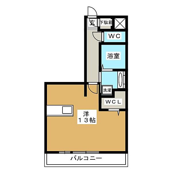 ラ・クロシェット ｜三重県四日市市久保田２丁目(賃貸アパート1R・1階・37.86㎡)の写真 その2