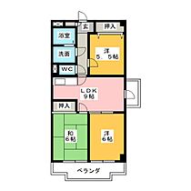 アールズコート・II  ｜ 三重県四日市市新正１丁目（賃貸マンション3LDK・2階・60.99㎡） その2