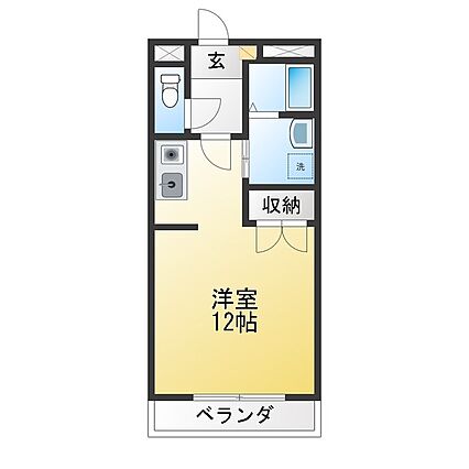 ワンダーランド1B_間取り_0
