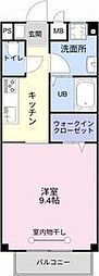 トマリア 1Kの間取図画像