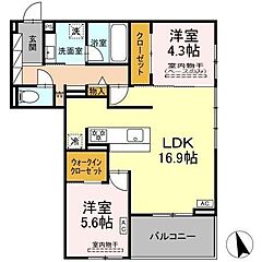 物件の間取り