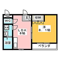 グリーンピア翔  ｜ 三重県三重郡朝日町大字縄生（賃貸マンション1DK・1階・33.05㎡） その2