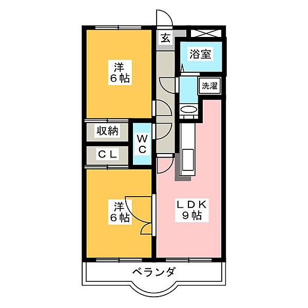 フォレストヒルズヤサカ ｜三重県四日市市まきの木台２丁目(賃貸マンション2LDK・3階・48.60㎡)の写真 その2