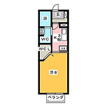 ルピナス　ムラーノ　A  ｜ 三重県四日市市天カ須賀２丁目（賃貸アパート1K・2階・29.45㎡） その2