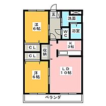 ステラ・川越  ｜ 三重県三重郡川越町大字当新田（賃貸マンション2LDK・1階・57.75㎡） その2