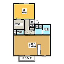 フラワードリーム若宮  ｜ 三重県四日市市大字茂福（賃貸アパート1LDK・1階・48.90㎡） その2