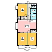 サニーヒル  ｜ 三重県四日市市川北１丁目（賃貸マンション3LDK・1階・63.72㎡） その2