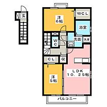 レーテ  ｜ 三重県三重郡川越町大字高松（賃貸アパート2LDK・2階・60.29㎡） その2