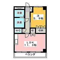 メゾン・ド・アンジュ　Ｂ棟  ｜ 三重県三重郡川越町大字豊田一色（賃貸アパート1LDK・2階・39.60㎡） その2