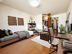 トップ　グランデ 2階1Kのリビング/ダイニング