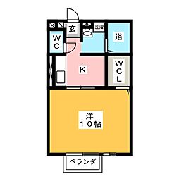 間取図画像 1K