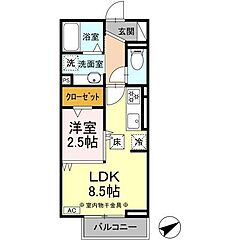物件の間取り