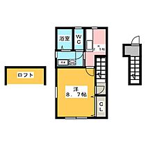 ファミーユ  ｜ 三重県津市島崎町（賃貸アパート1K・2階・32.81㎡） その2