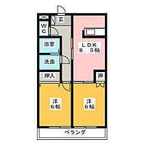 ＧＡＲＤＥＮ　ＣＲＥＳＴ  ｜ 三重県津市海岸町（賃貸マンション2LDK・1階・48.64㎡） その2