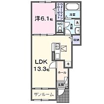 グラディート 102 ｜ 三重県津市白塚町4215番地（賃貸アパート1LDK・1階・50.05㎡） その2