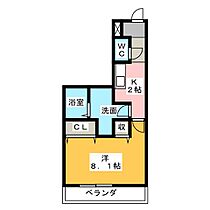 エスタシオン津  ｜ 三重県津市上浜町１丁目（賃貸アパート1K・2階・32.01㎡） その2