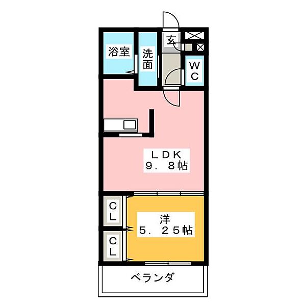 ベルカルムＳII ｜三重県津市白塚町(賃貸マンション1LDK・1階・40.85㎡)の写真 その2