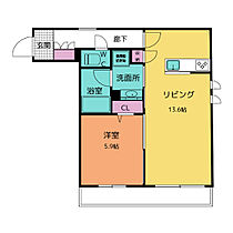 シャーメゾン栄町 305 ｜ 三重県津市栄町４丁目188（賃貸マンション1LDK・3階・49.96㎡） その2