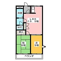 サンタプレイス  ｜ 三重県津市中河原（賃貸マンション2LDK・1階・46.55㎡） その2